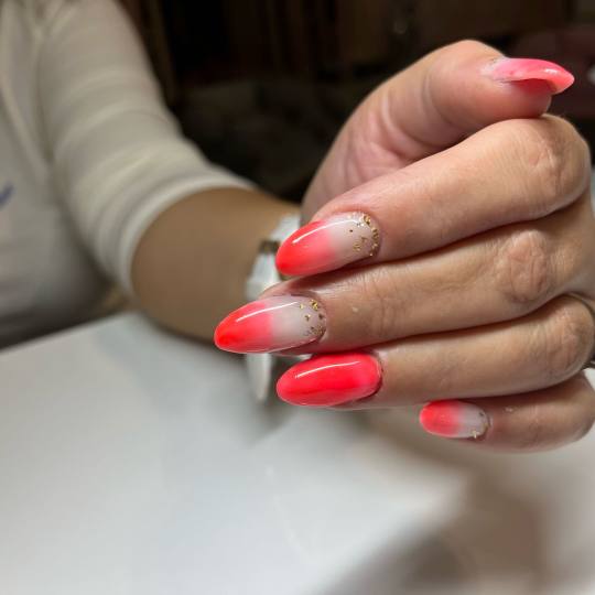 Ella #modrica Izlivanje noktiju Nadogradnja noktiju - M dužina