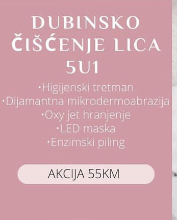 Fabrika ljepote #sarajevo Tretman lica Dubinsko čišćenje lica 4u1 za suhu/normalnu kožu