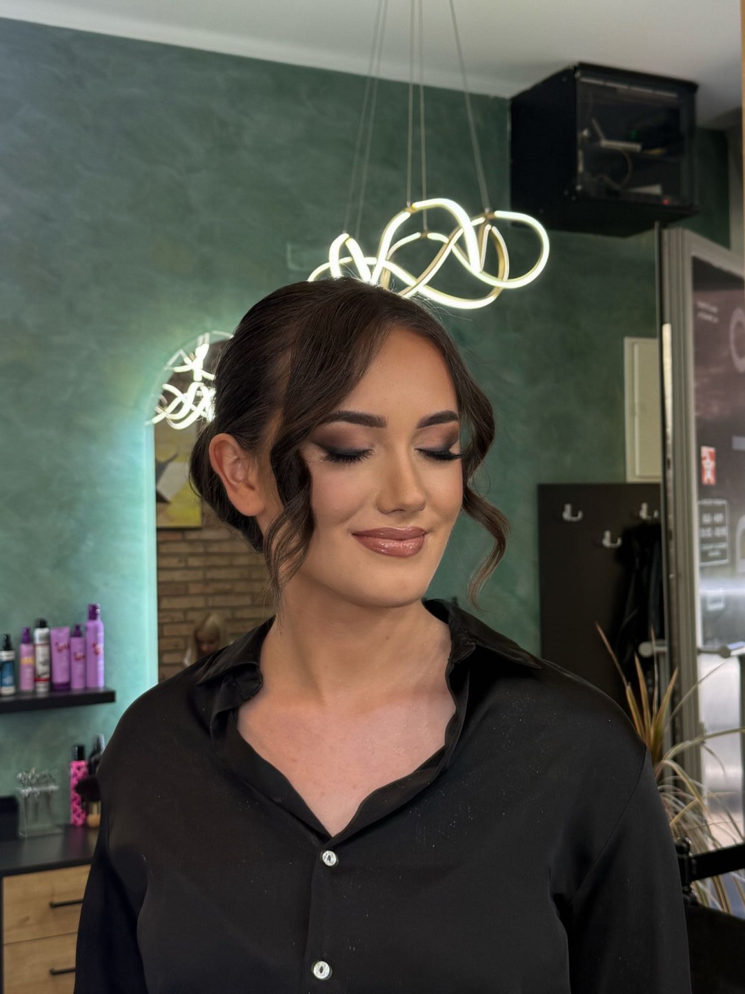 Idelle Studio #sarajevo Make-up / šminkanje Profesionalno šminkanje + vještačke trepavice - večernja šminka