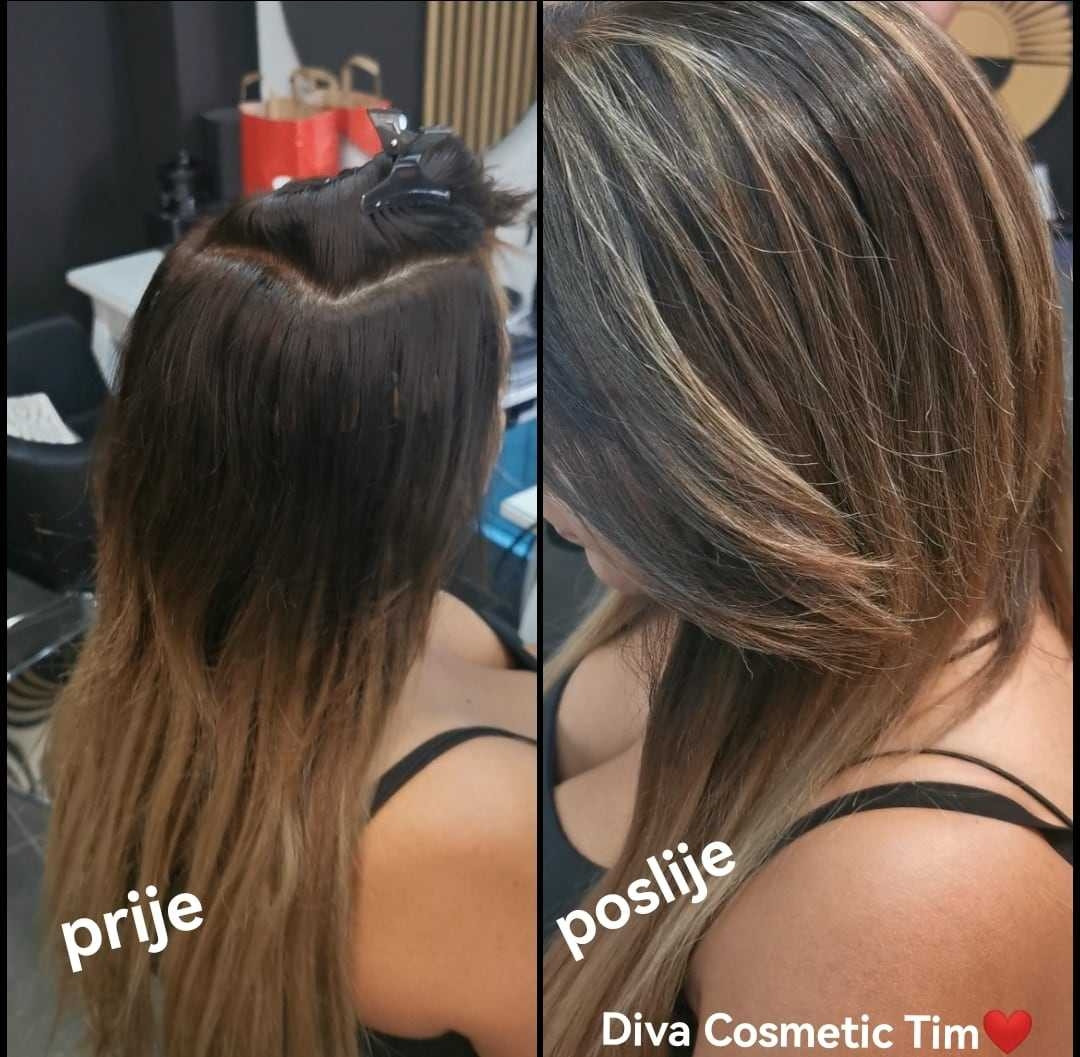 Diva Cosmetic #sarajevo Farbanje kose Farbanje cijele dužine - kosa srednje dužine