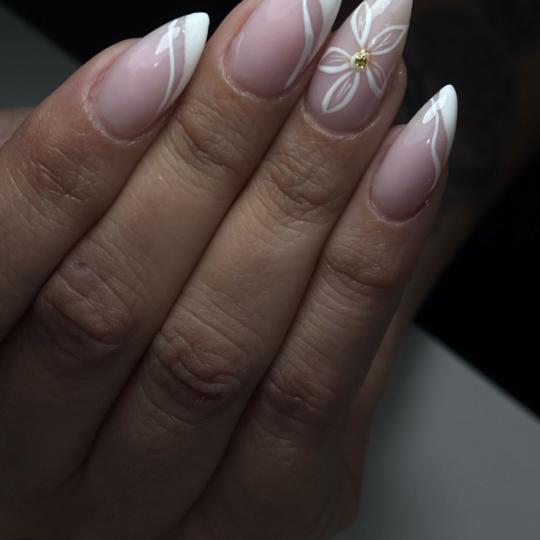 Beauty by Šmizla #sarajevo Ojačavanje noktiju Ojačavanje prirodnih noktiju gelom L dužina - seni