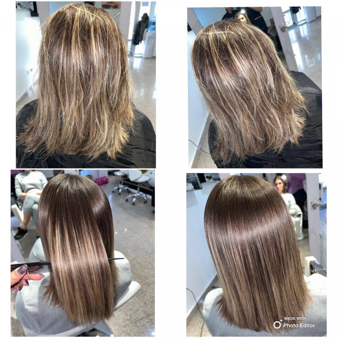 Keratinsko ispravljanje kose - kosa srednje dužine - Beauty Studio Jenny, Sarajevo Ispravljanje kose Frizerski saloni Ispravljanje kose, Sarajevo, Novo Sarajevo - Novi Grad