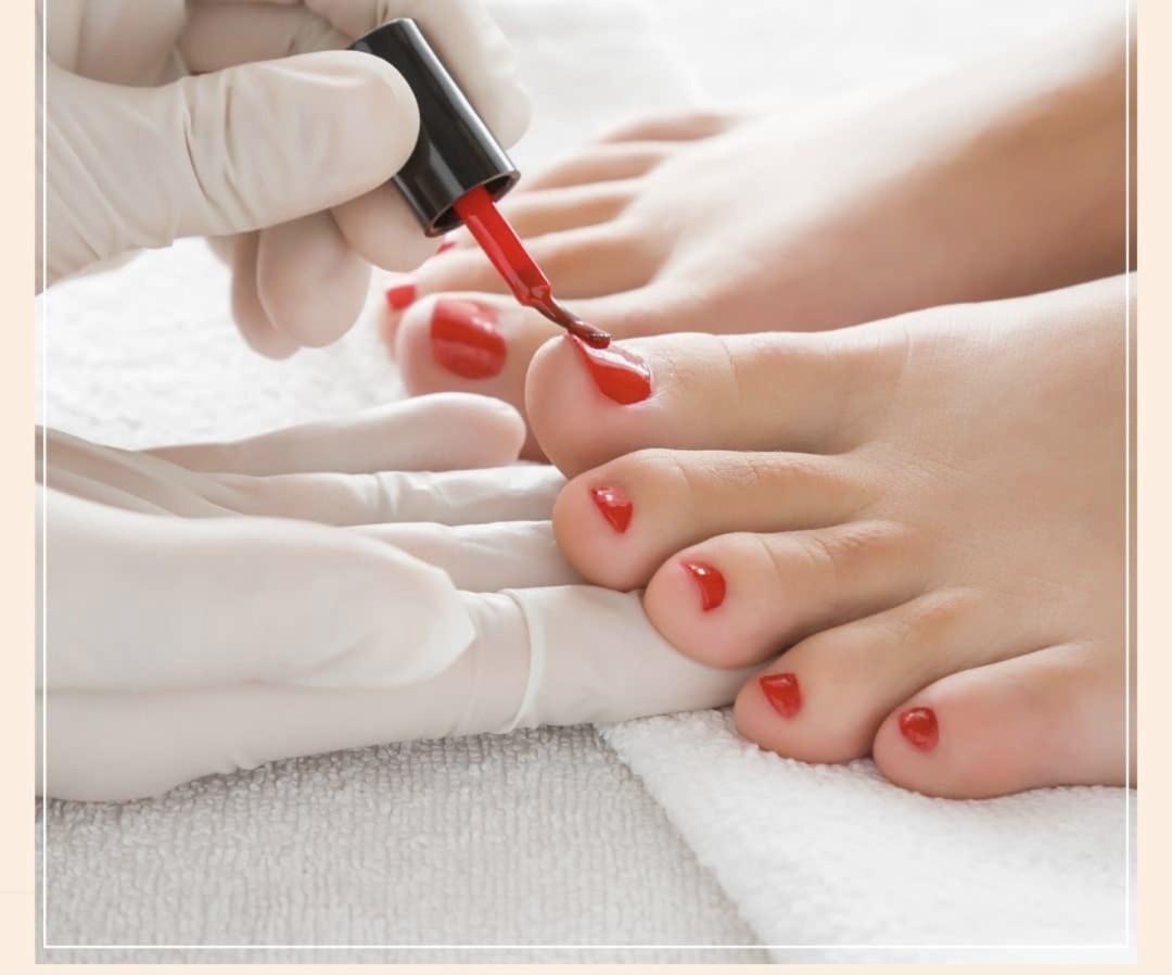 Damen #sarajevo Ojačavanje noktiju Geliranje noktiju - noge