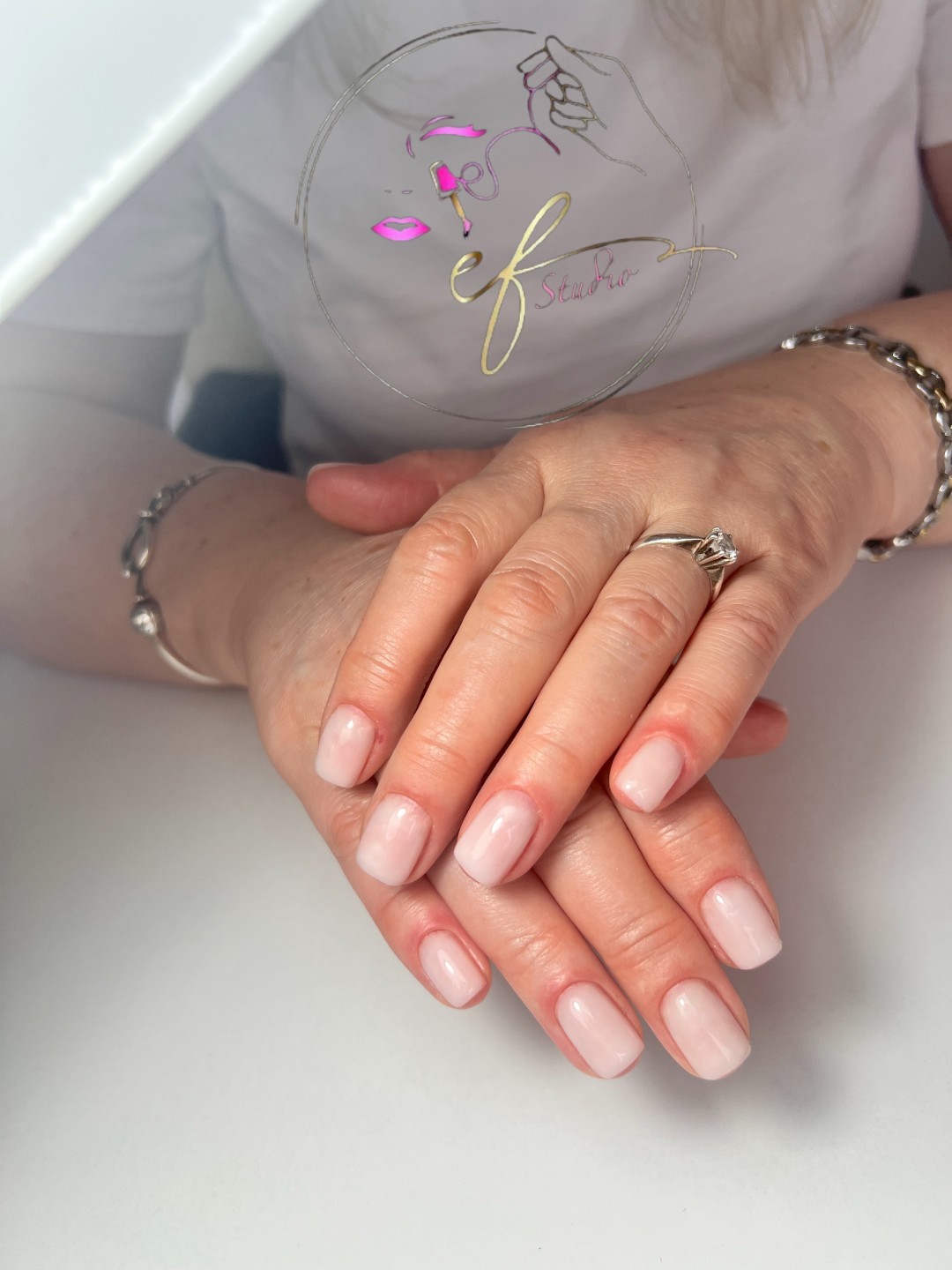 Studio ef #sarajevo Ojačavanje noktiju Gel na prirodne nokte-kratki nokti