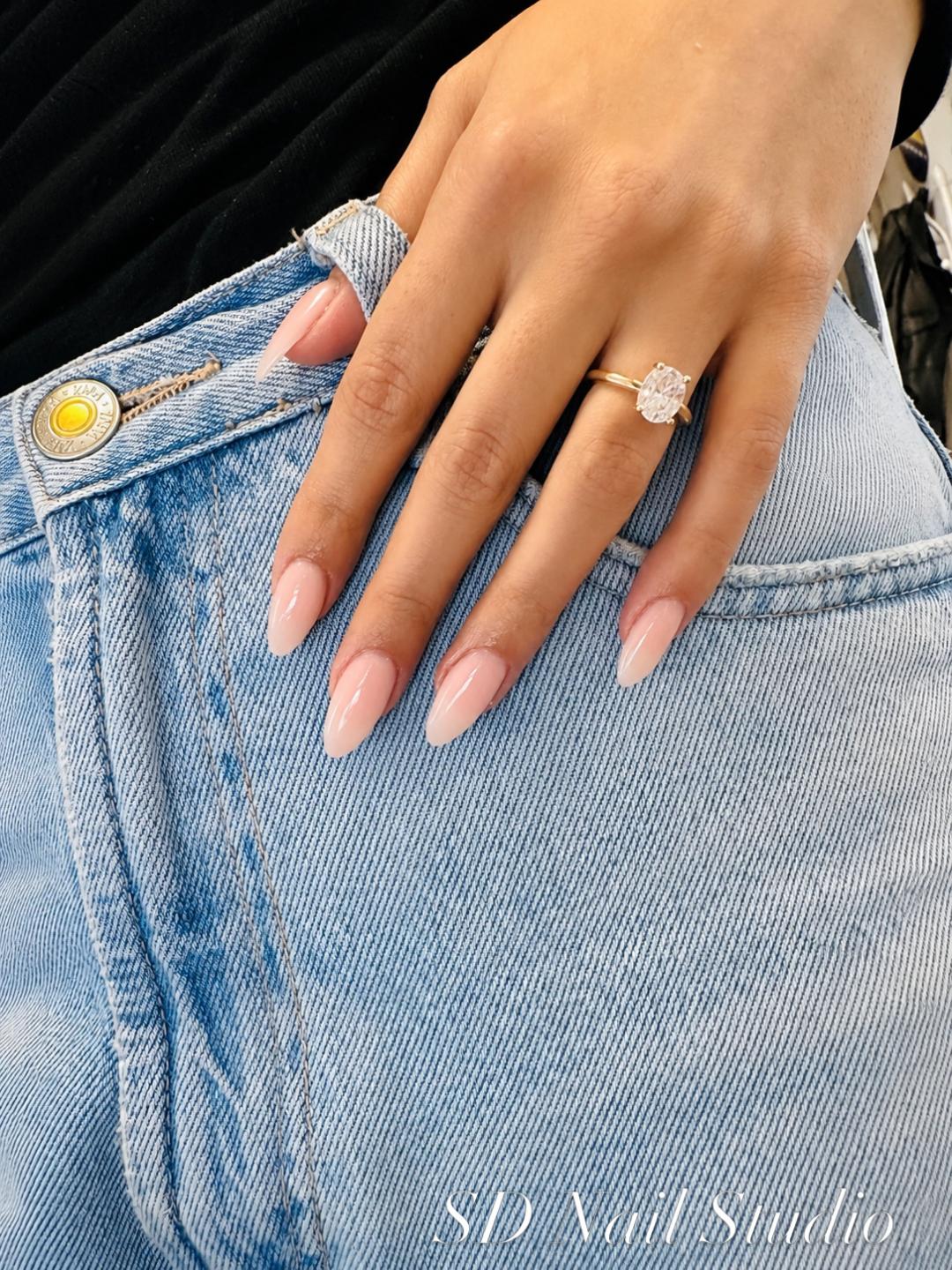 SD Nail Studio #sarajevo Manikir Nadogradnja noktiju tipsama -full cover tipsama