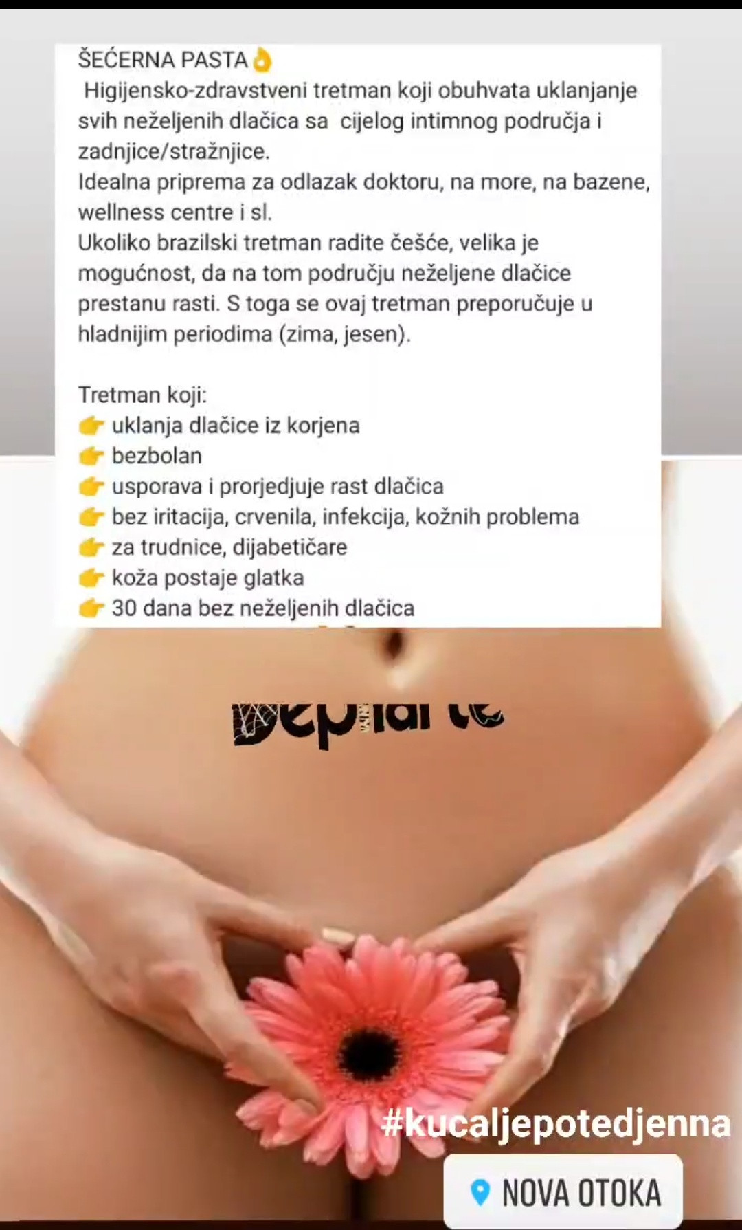 Kuća ljepote Djenna #sarajevo Depilacija šećernom pastom Brazilska depilacija secernom pastom