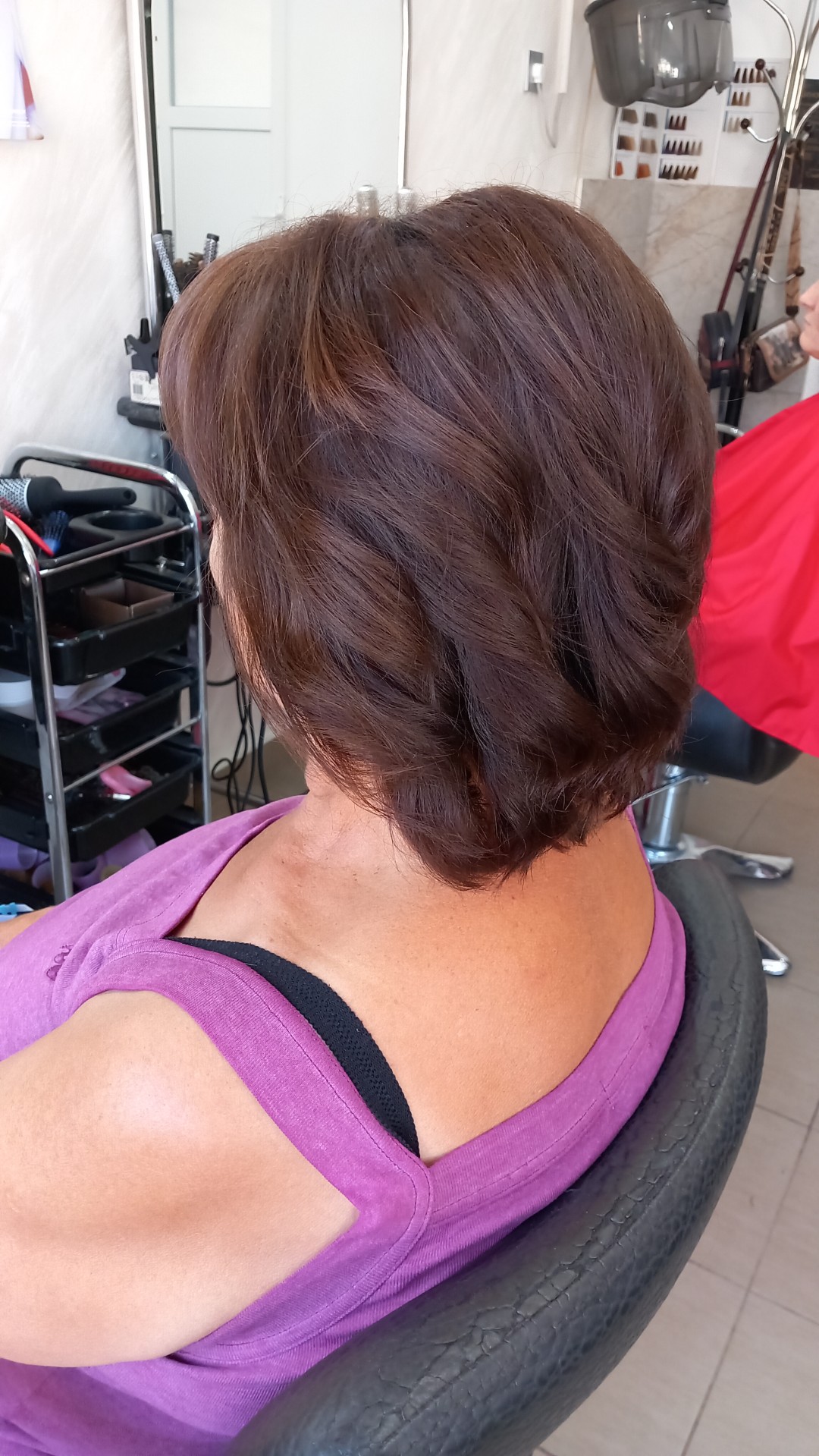 Snježana #sarajevo Feniranje i stilizovanje Feniranje - kosa srednje dužine