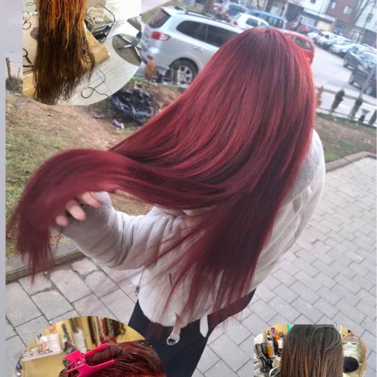 Poezija ljepote #sarajevo Nadogradnja kose Nadogradnja kose ombre 2 boje - po pramenu