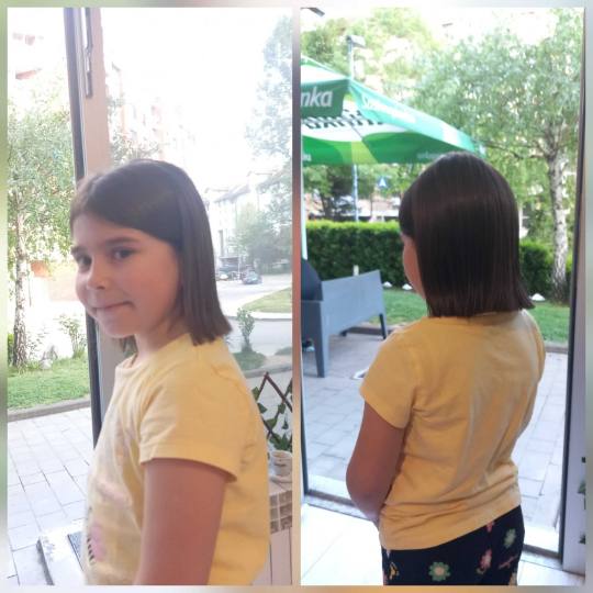 Poezija ljepote #sarajevo Dječije šišanje Dječije žensko šišanje - kratka kosa