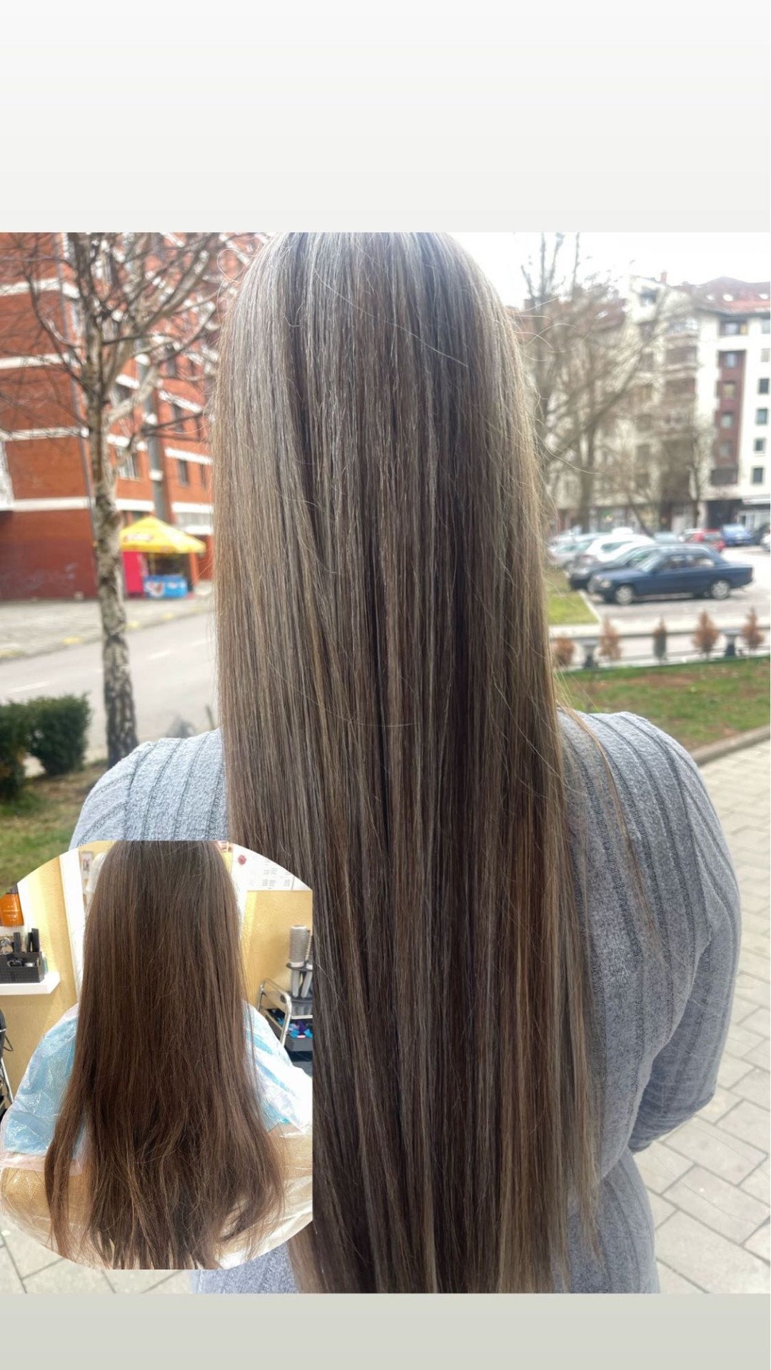 Poezija ljepote #sarajevo Pramenovi pramenovi sisanje feniranje preliv- ekstra duga kosa