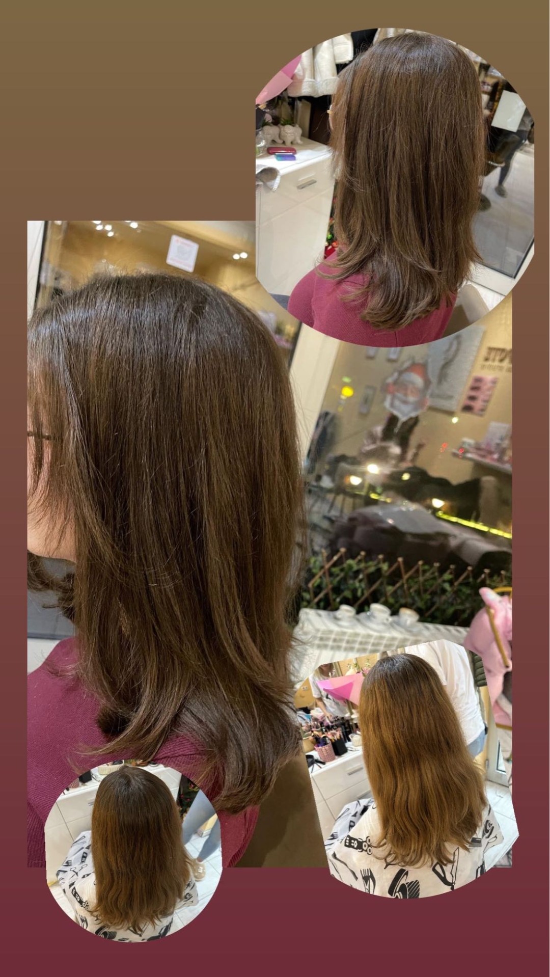 Poezija ljepote #sarajevo Farbanje kose Farbanje cijele dužine + žensko šišanje + feniranje - kosa srednje dužine