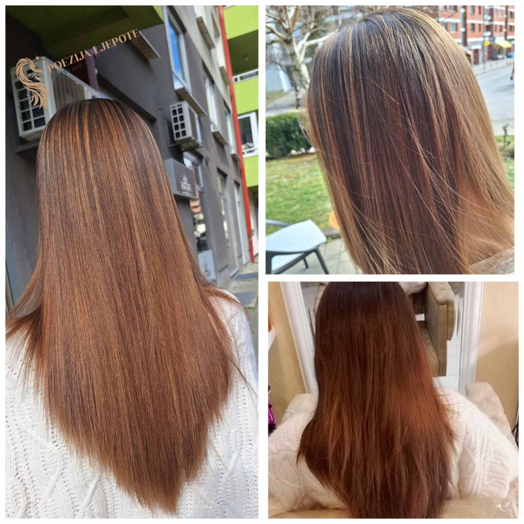 Poezija ljepote #sarajevo Ombre, sombre, balayage Balayage / ombre + šišanje + feniranje - sve dužine