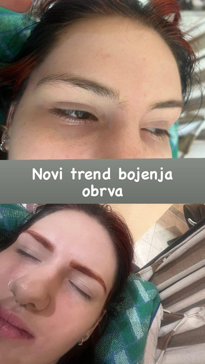 Poezija ljepote #sarajevo Obrve Oblikovanje + korekcija obrva pincetom / voskom + bojenje kanom