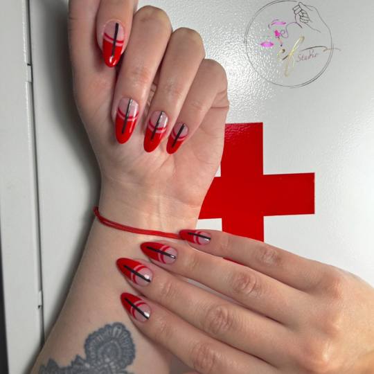 Studio ef #sarajevo Manikir Korekcija noktiju- srednja duzina