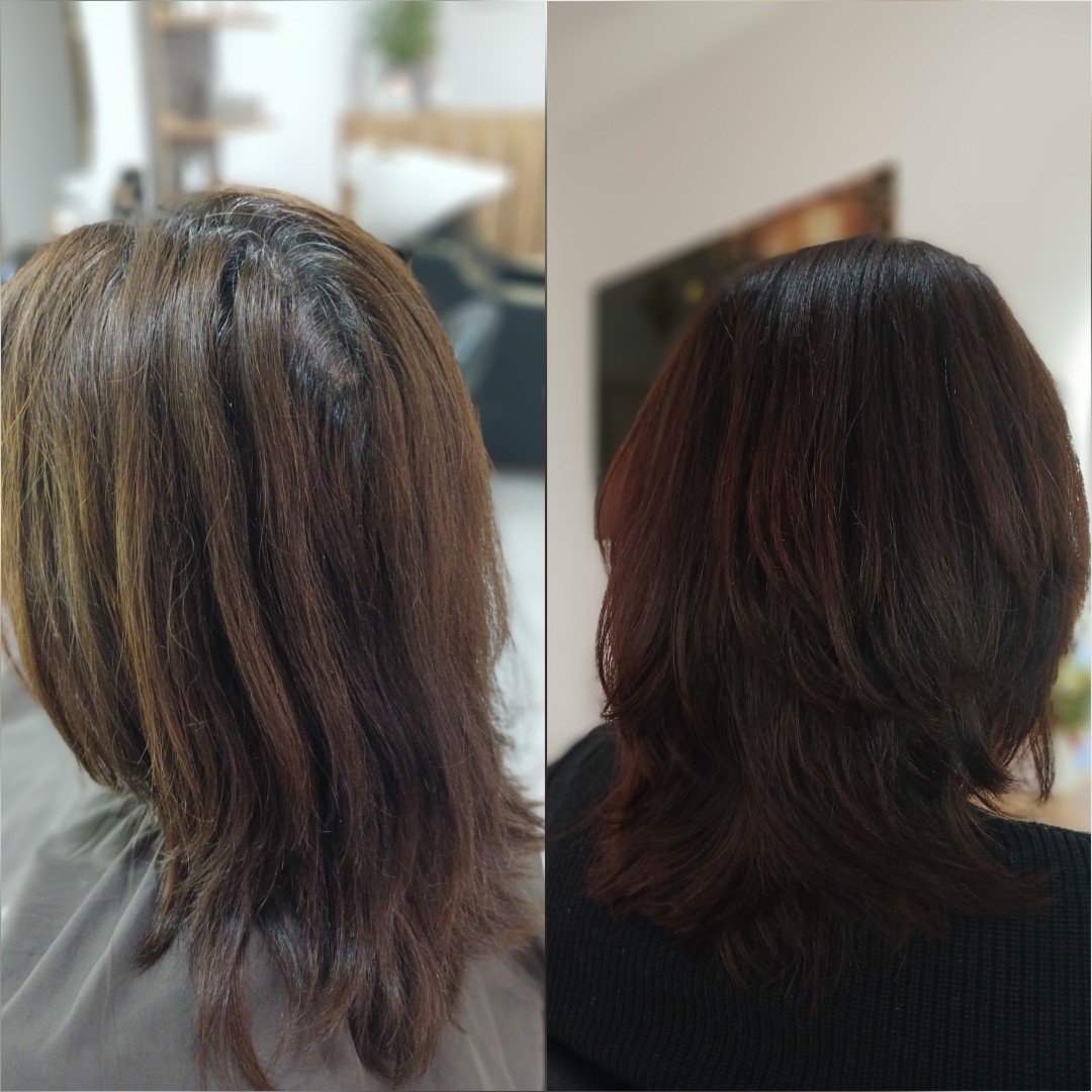 Michelle #zepce Farbanje kose Farbanje cijele dužine - kosa srednje dužine