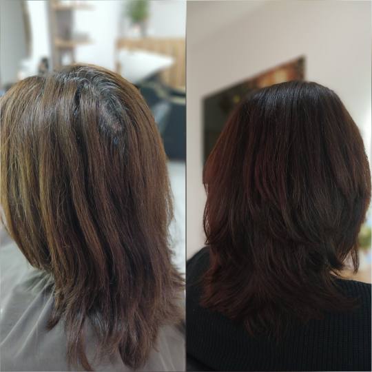 Michelle #zepce Farbanje kose Farbanje cijele dužine - kosa srednje dužine