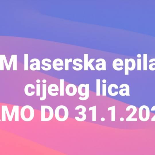 Laser Beauty Studio #visoko Laserska epilacija Laserska epilacija cijelog lica - za dame Akcija samo