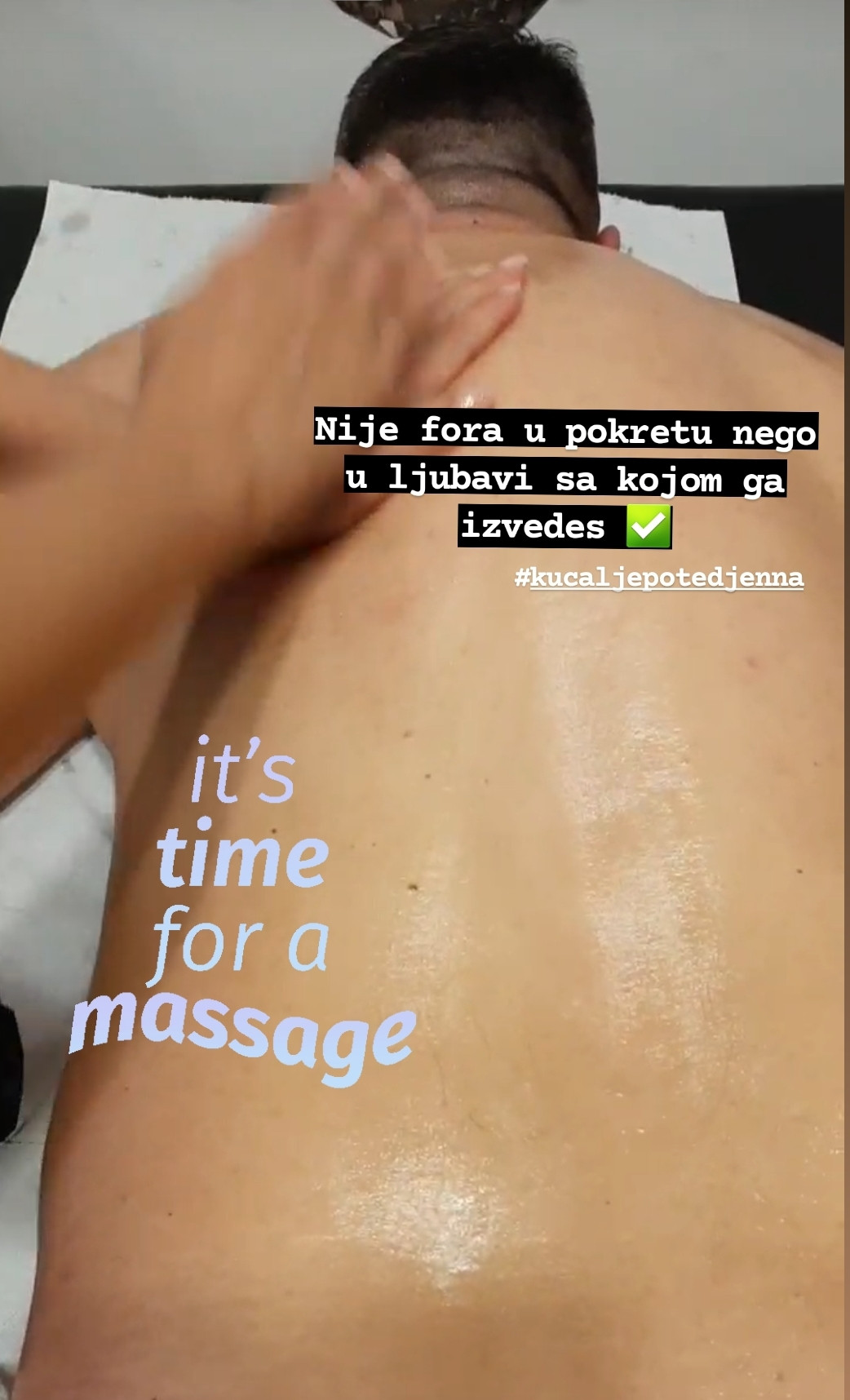 Kuća ljepote Djenna #sarajevo Masaža za opuštanje / relax / antistres Masaža tijela - 30 min