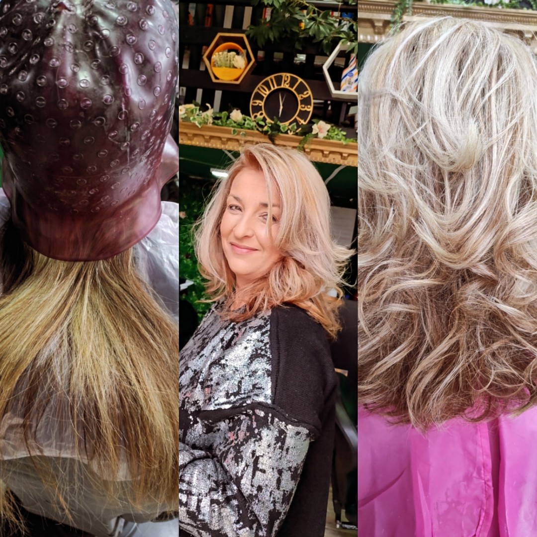 M&A #sarajevo Pramenovi pramenovi +šišanje - kosa srednje dužine