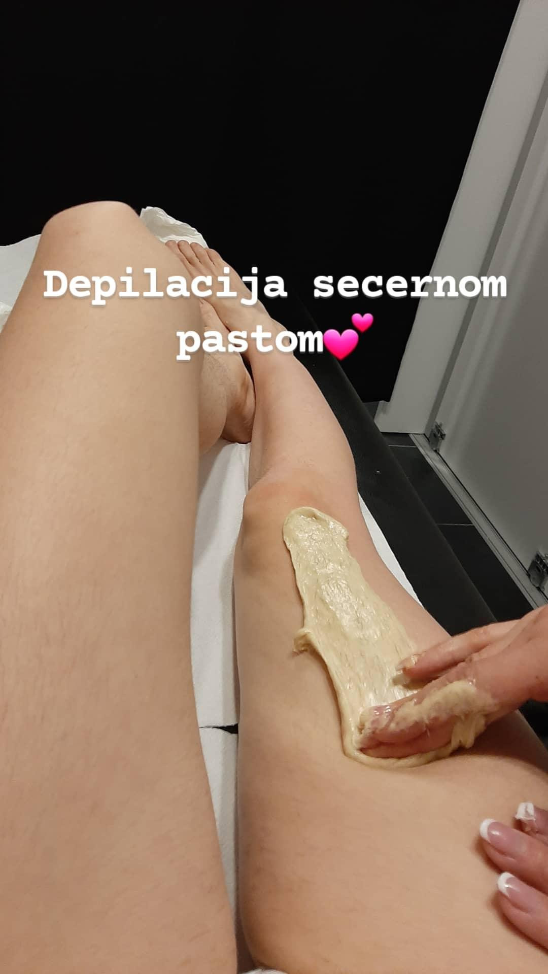 Kuća ljepote Djenna #sarajevo Depilacija šećernom pastom Depilacija nogu šećernom pastom