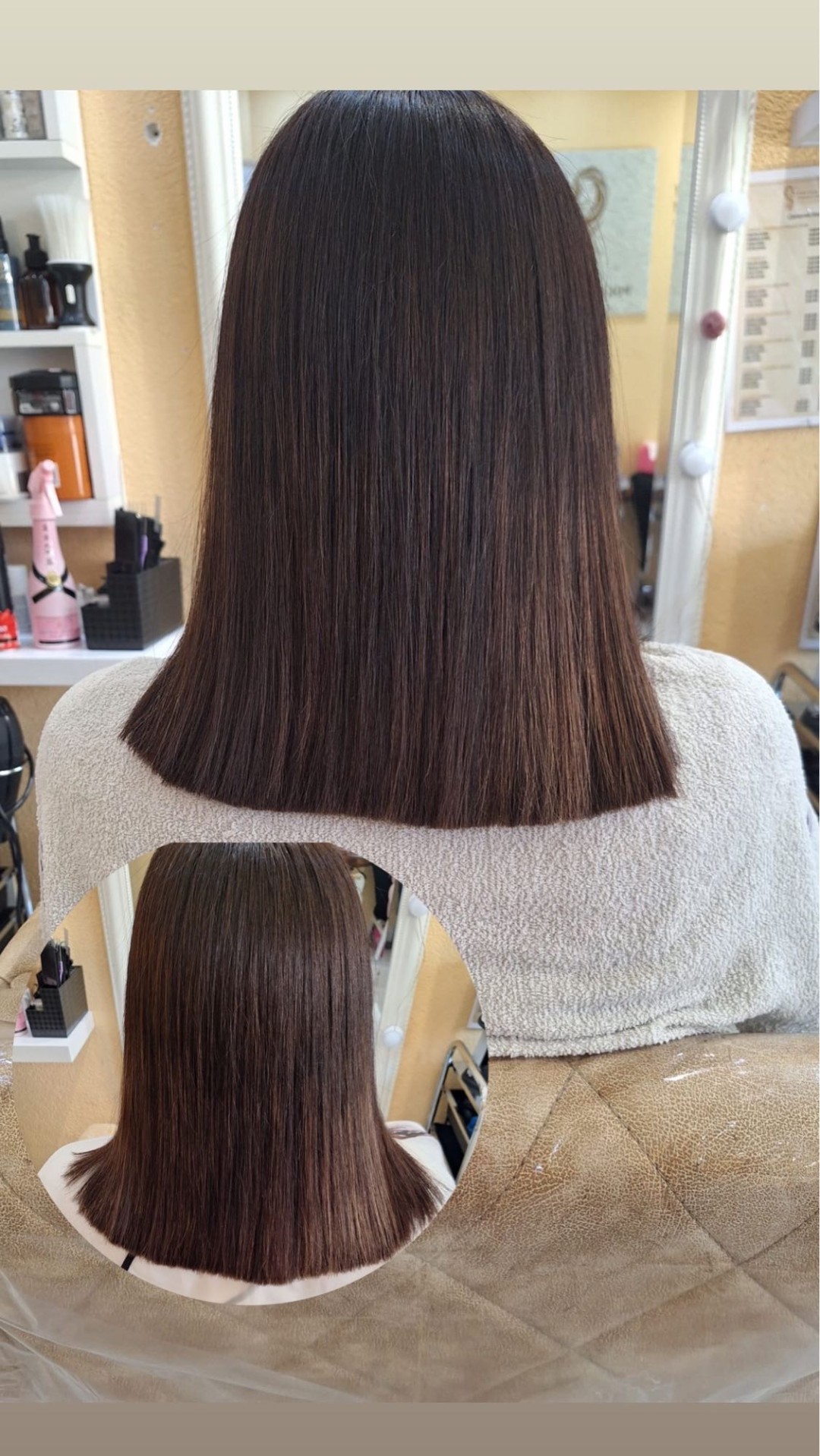 Poezija ljepote #sarajevo Žensko šišanje Žensko šišanje + pranje kose + feniranje - srednje duga kosa