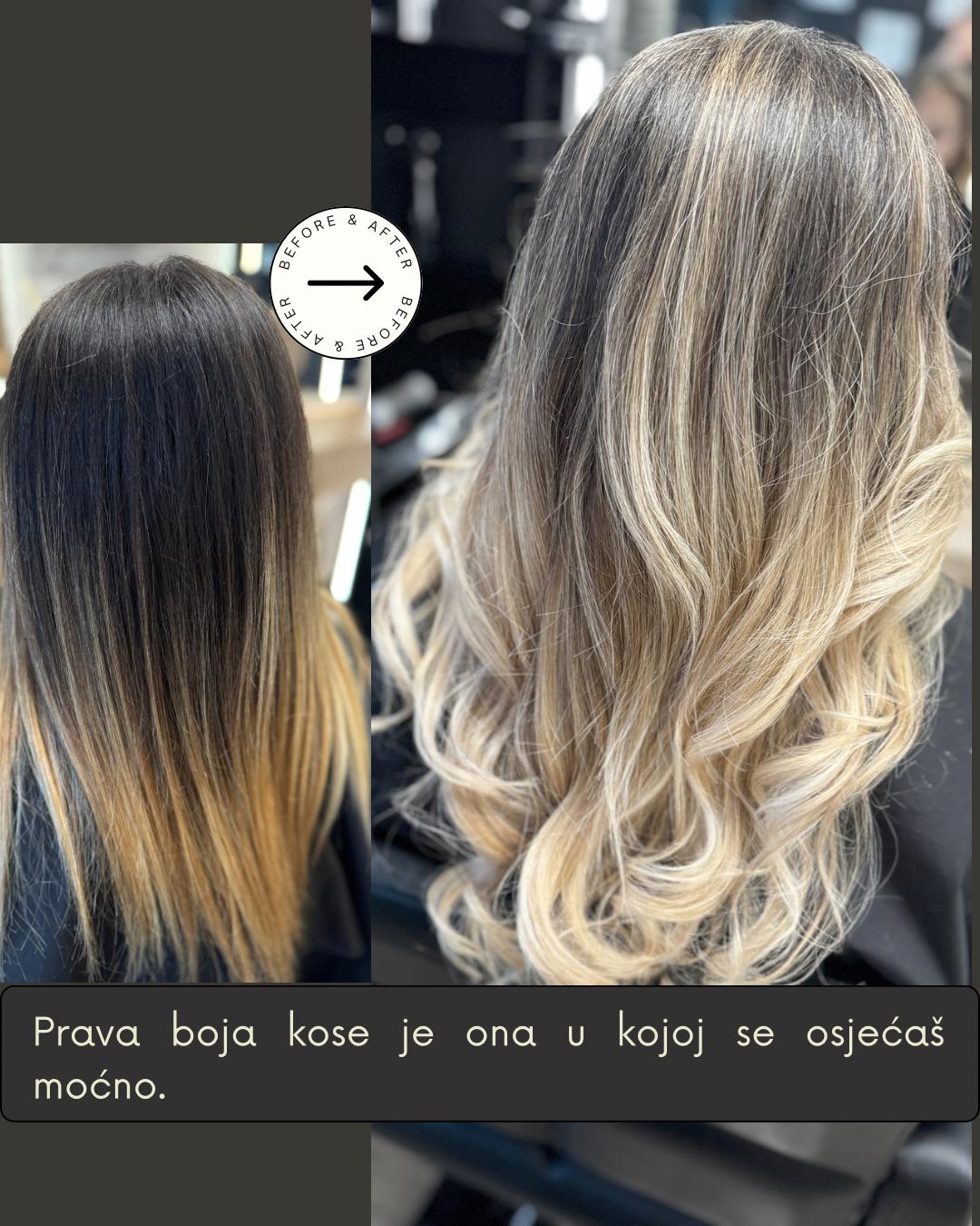 Magnifiqe beauty house #sarajevo Ombre, sombre, balayage Balayage - duga kosa