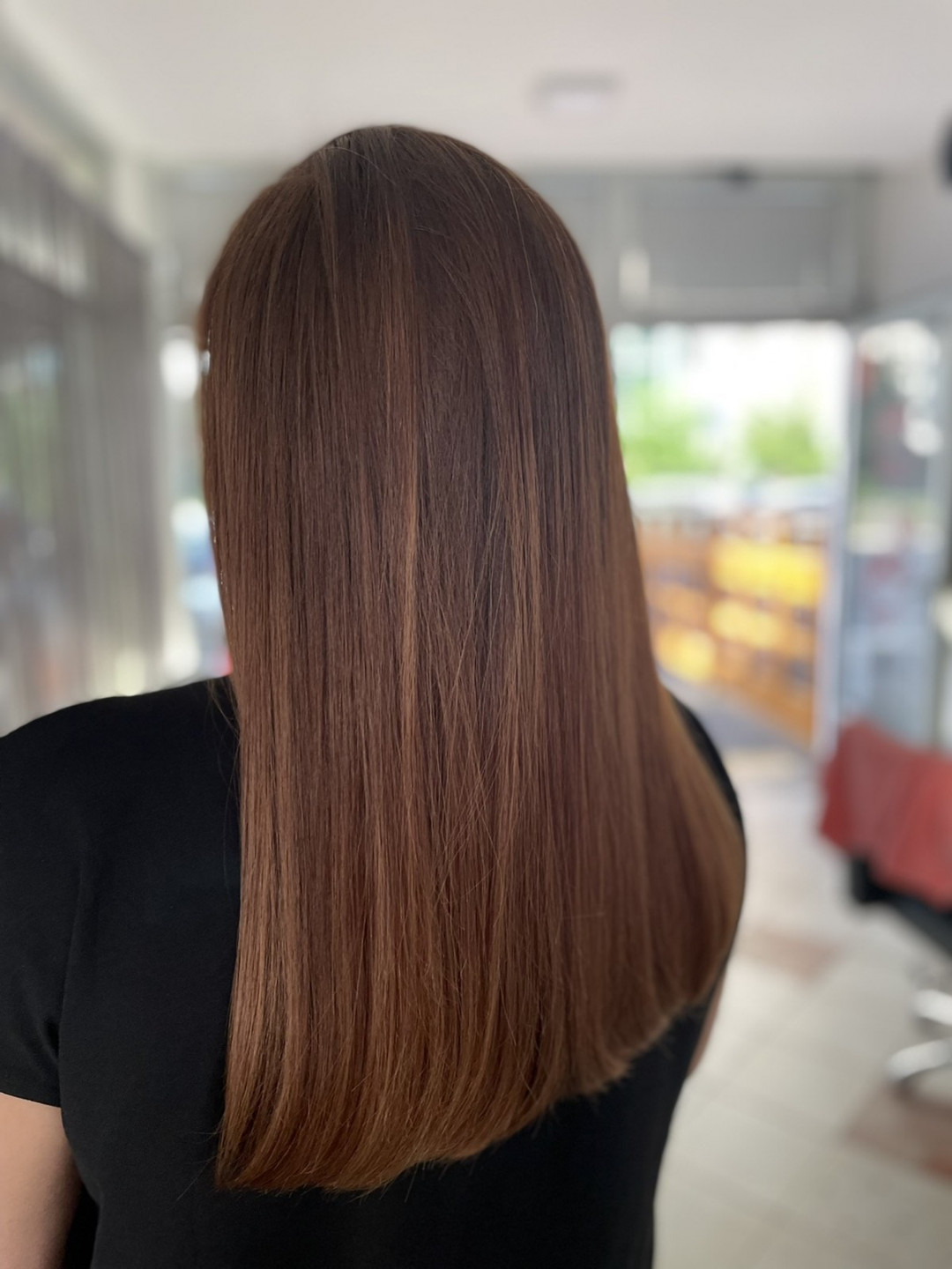 Feniranje na ravno - kosa srednje dužine - Frisco, Sarajevo Feniranje i stilizovanje Frizerski saloni Feniranje i stilizovanje, Sarajevo, Centar - Stari Grad