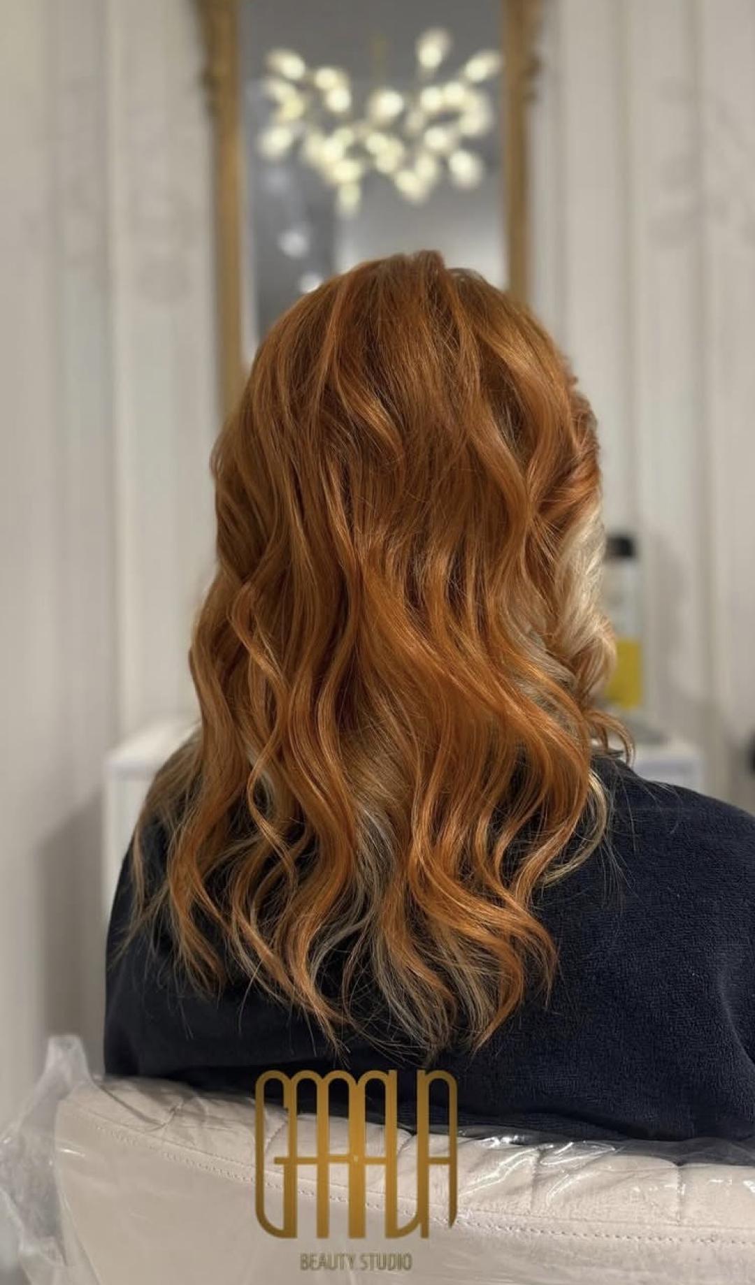 Farbanje cijele dužine - duga kosa - Garava Beauty Studio, Banja Luka Farbanje kose Frizerski saloni Farbanje kose, Banja Luka, Centar