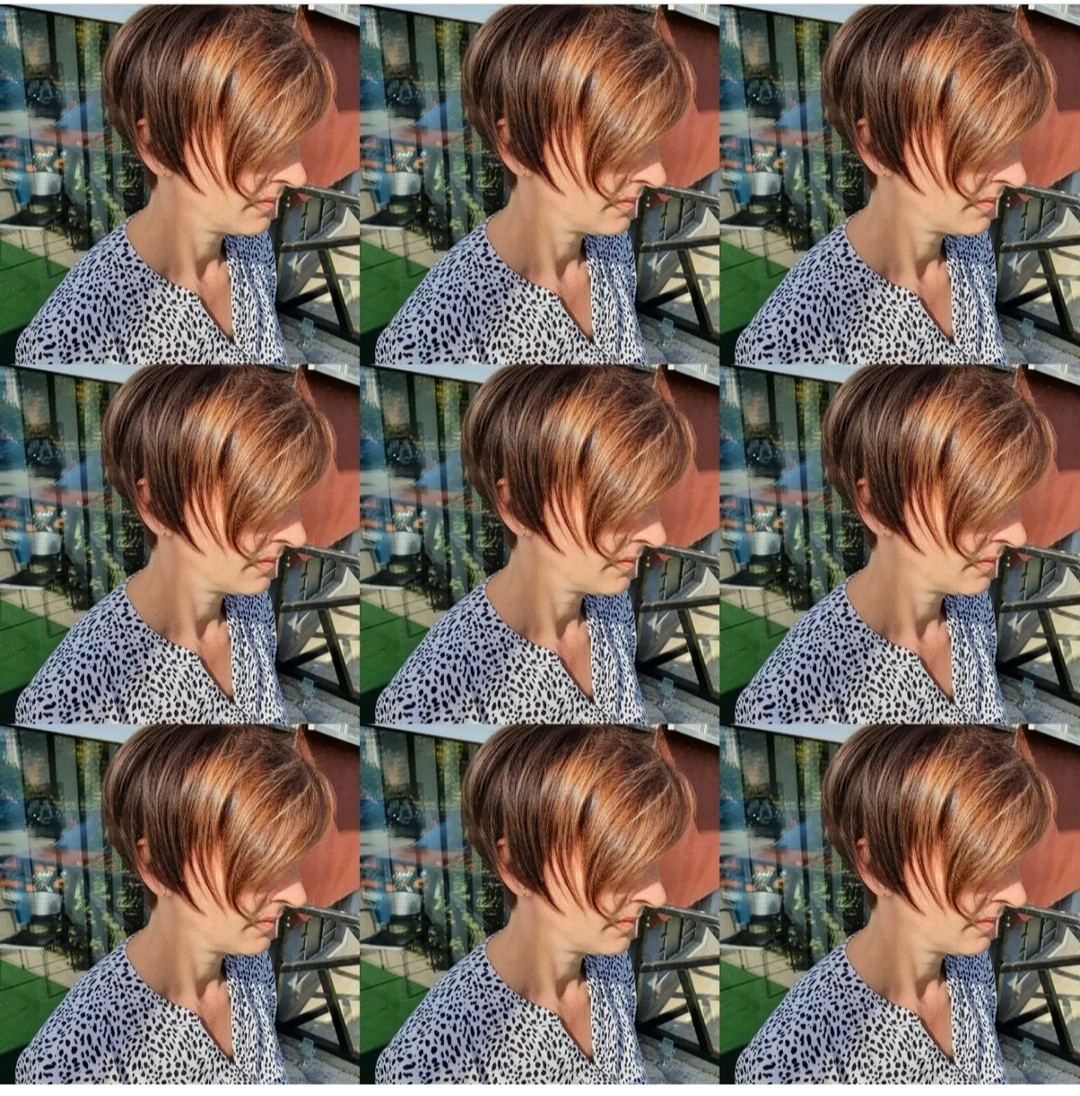 M&A #sarajevo Pramenovi pramenovi +šišanje - kratka kosa