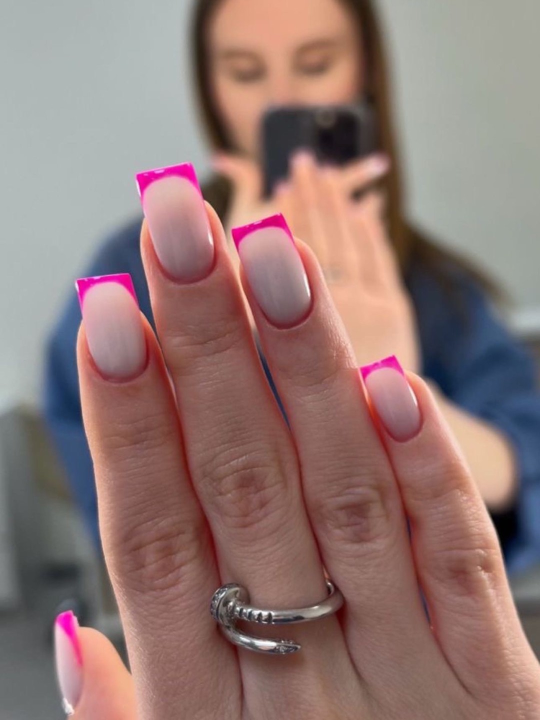 Poezija ljepote #sarajevo Nadogradnja noktiju Nadogradnja noktiju tipsama - french / ombre