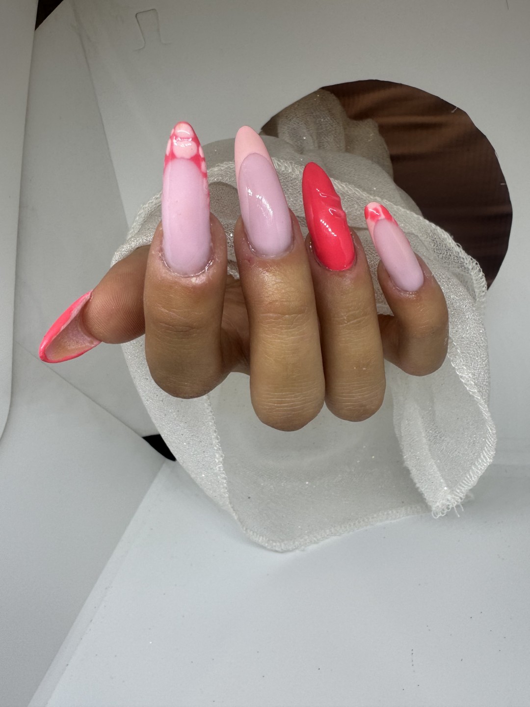 Hair studio Elena #prijedor Izlivanje noktiju Izlivanje noktiju gelom - L dužina