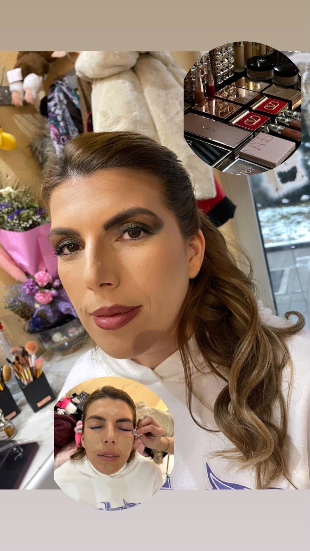 Poezija ljepote #sarajevo Svečane i frizure za svadbu Svečana frizura + profesionalno šminkanje