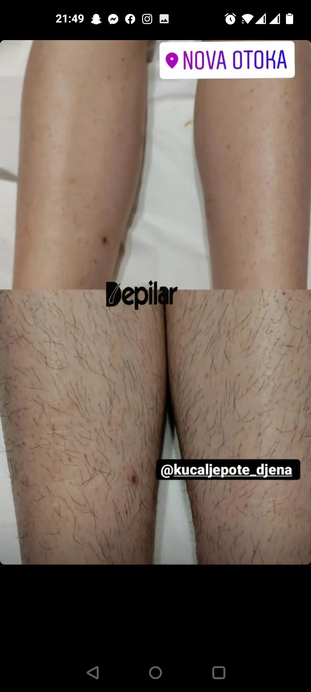 Kuća ljepote Djenna #sarajevo Depilacija šećernom pastom Depilacija nogu šećernom pastom