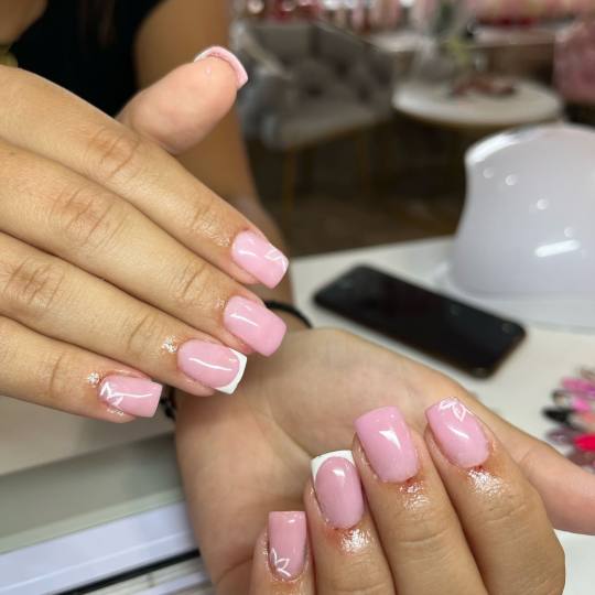 Ella #modrica Izlivanje noktiju Nadogradnja noktiju - S dužina