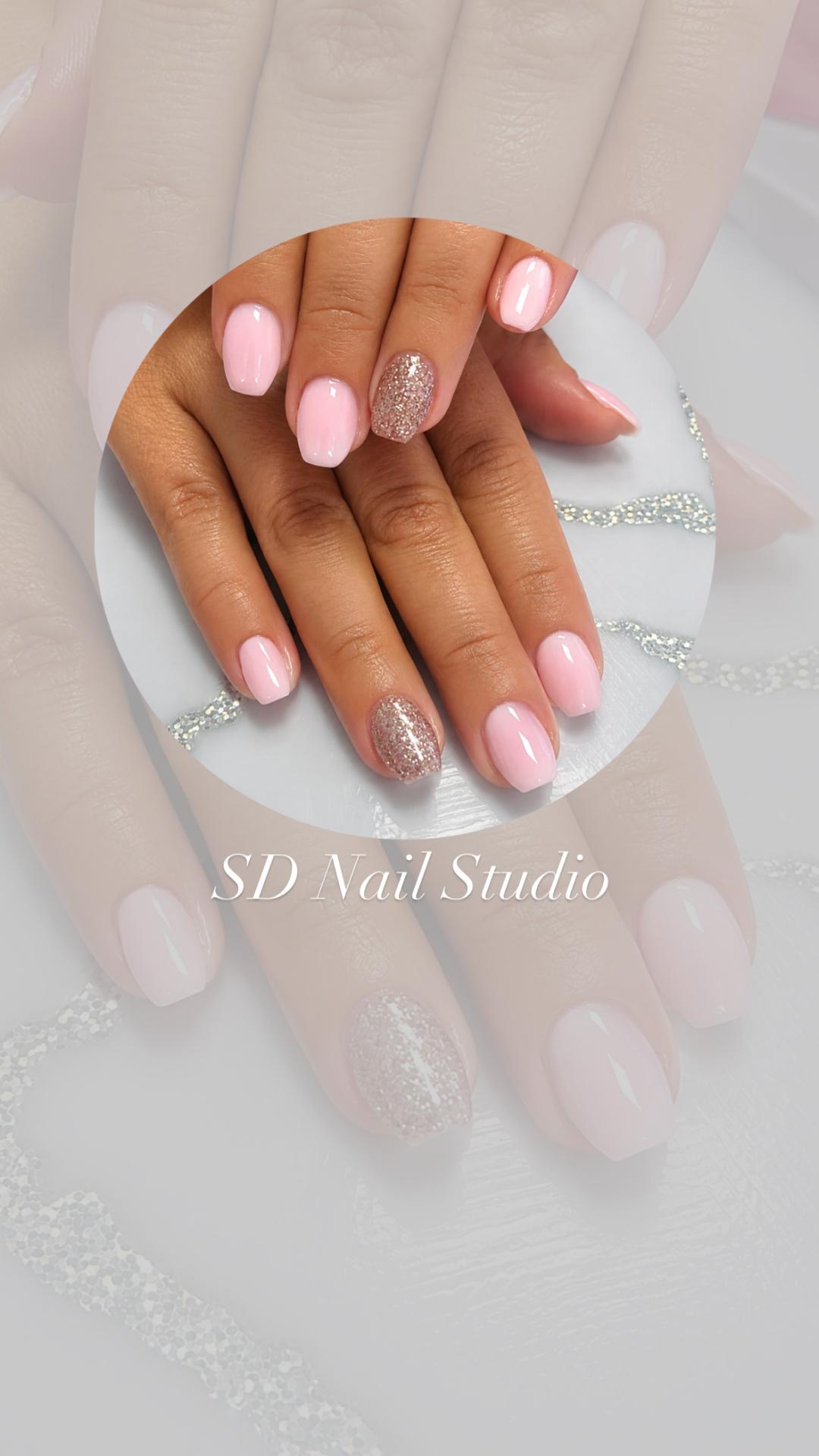 SD Nail Studio #sarajevo Izlivanje noktiju Geliranje noktiju sa frenchom ili nailart