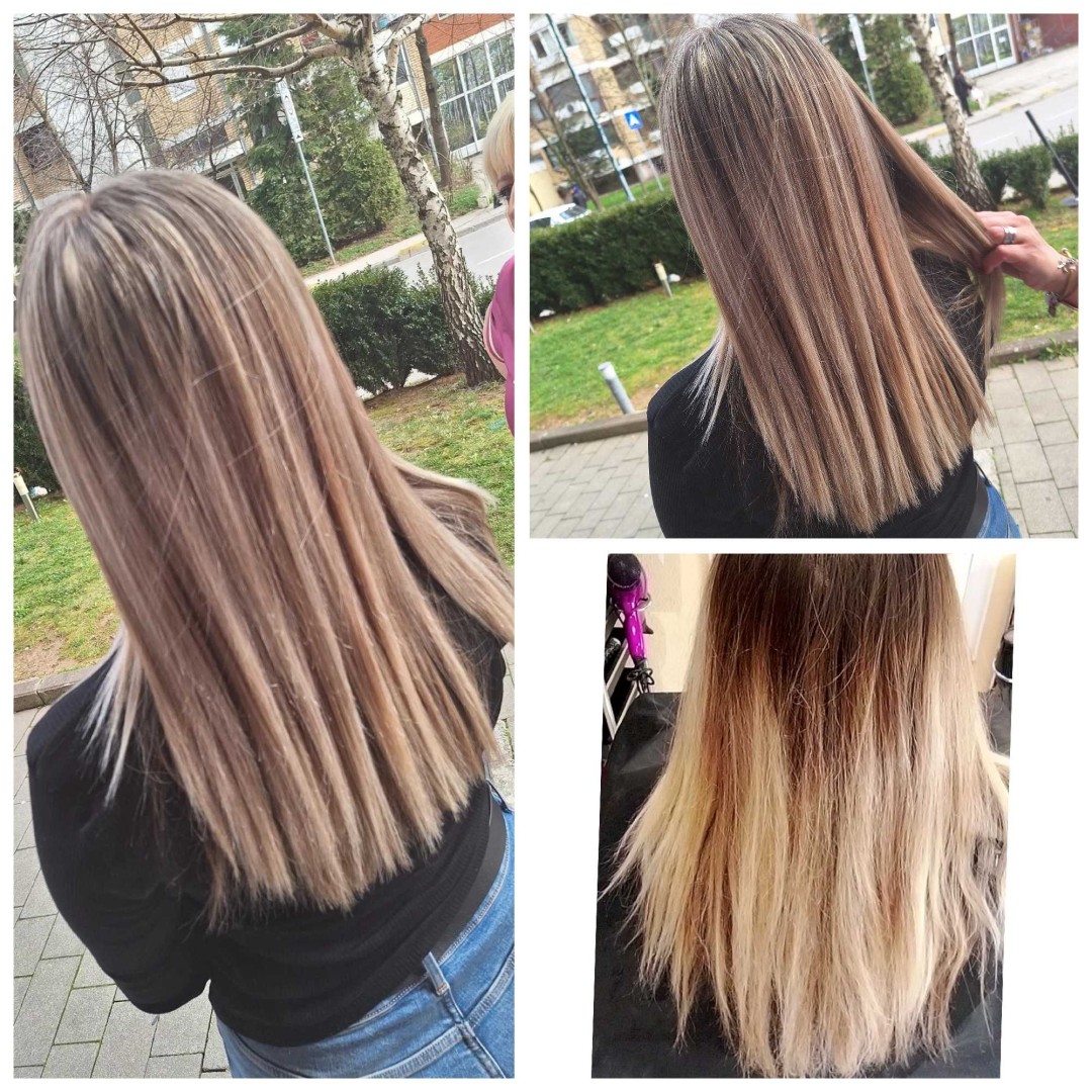 Poezija ljepote #sarajevo Ombre, sombre, balayage Balayage - kosa srednje dužine