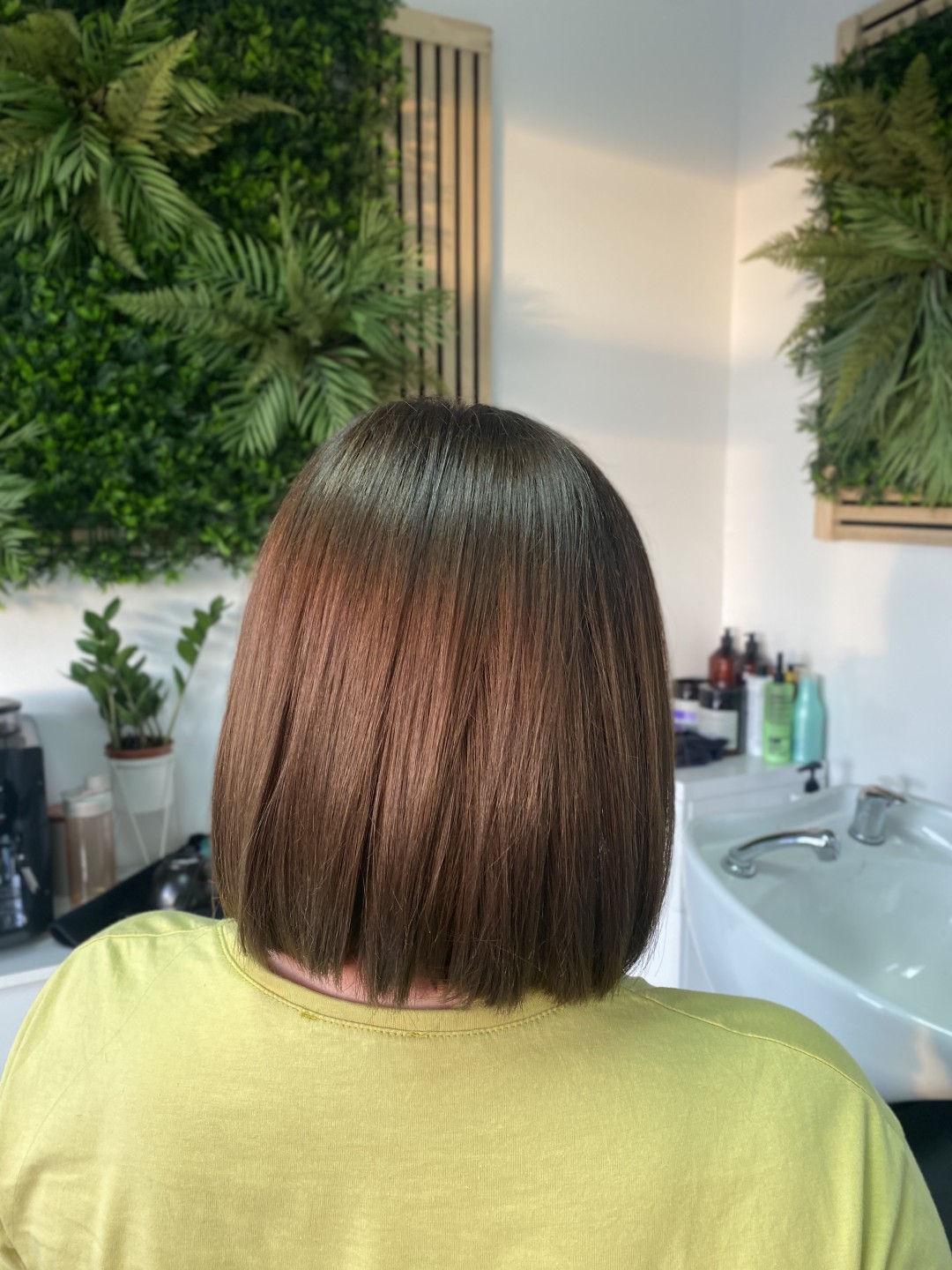 Hair Care #sarajevo Farbanje kose Skidanje boje guste kose + farbanje - kosa srednje dužine