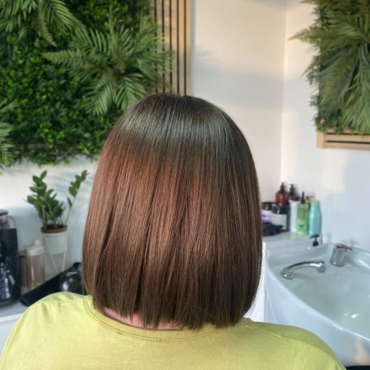 Hair Care #sarajevo Farbanje kose Skidanje boje guste kose + farbanje - kosa srednje dužine