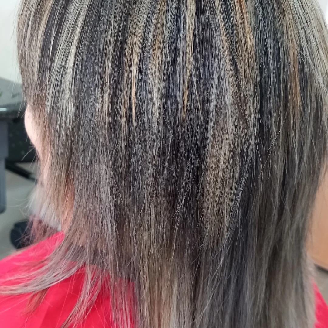 Snježana #sarajevo Pramenovi Pramenovi na foliju - kosa srednje dužine