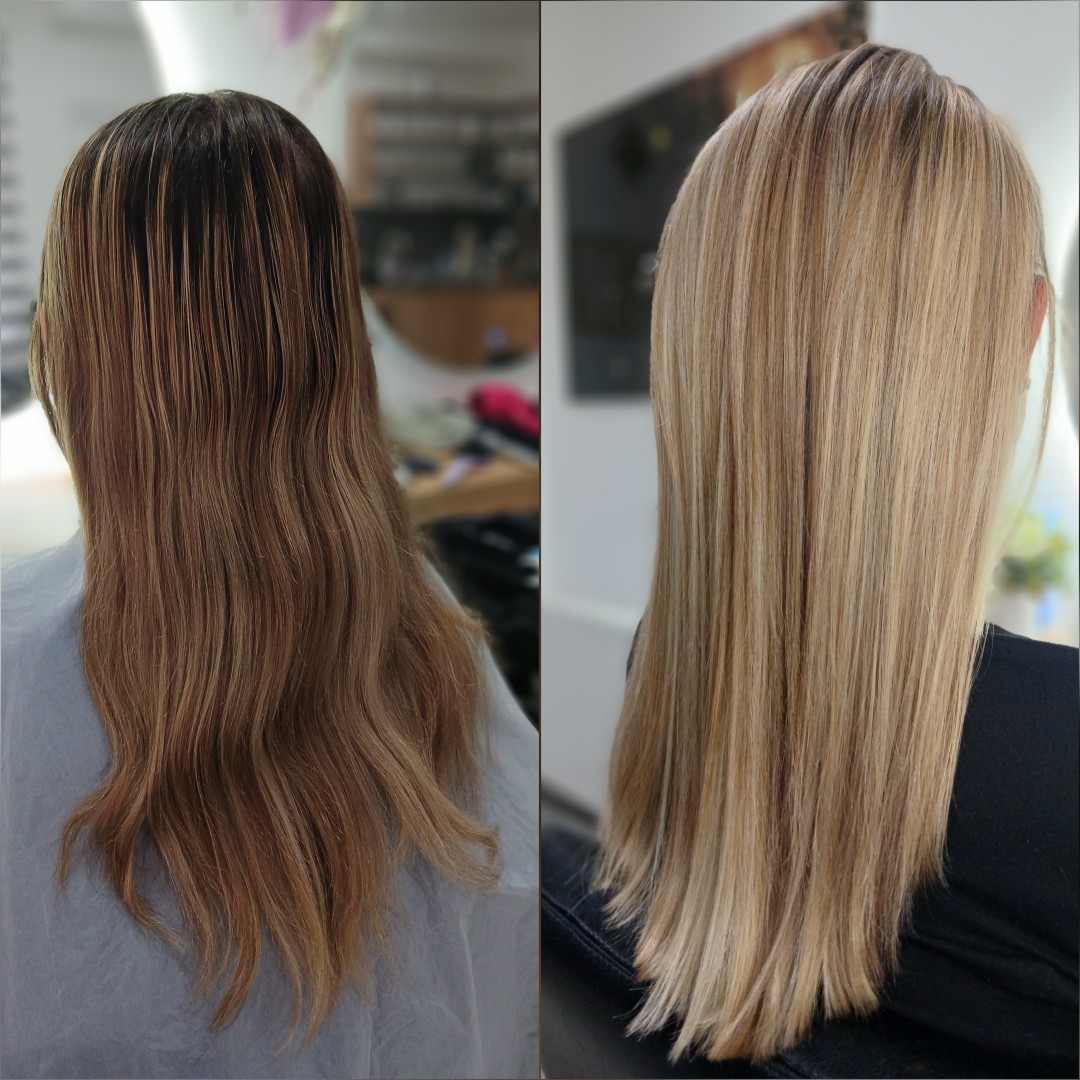 Michelle #zepce Pramenovi Pramenovi na foliju - duga (tanka) kosa