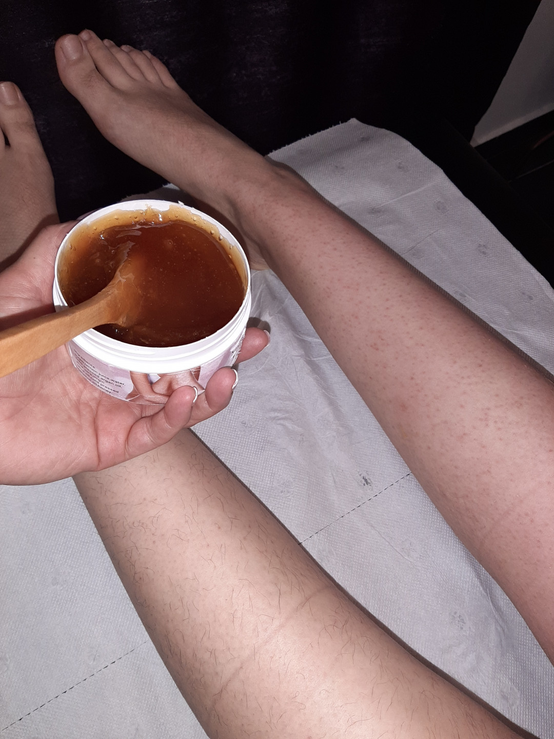 Kuća ljepote Djenna #sarajevo Depilacija šećernom pastom Depilacija nogu šećernom pastom