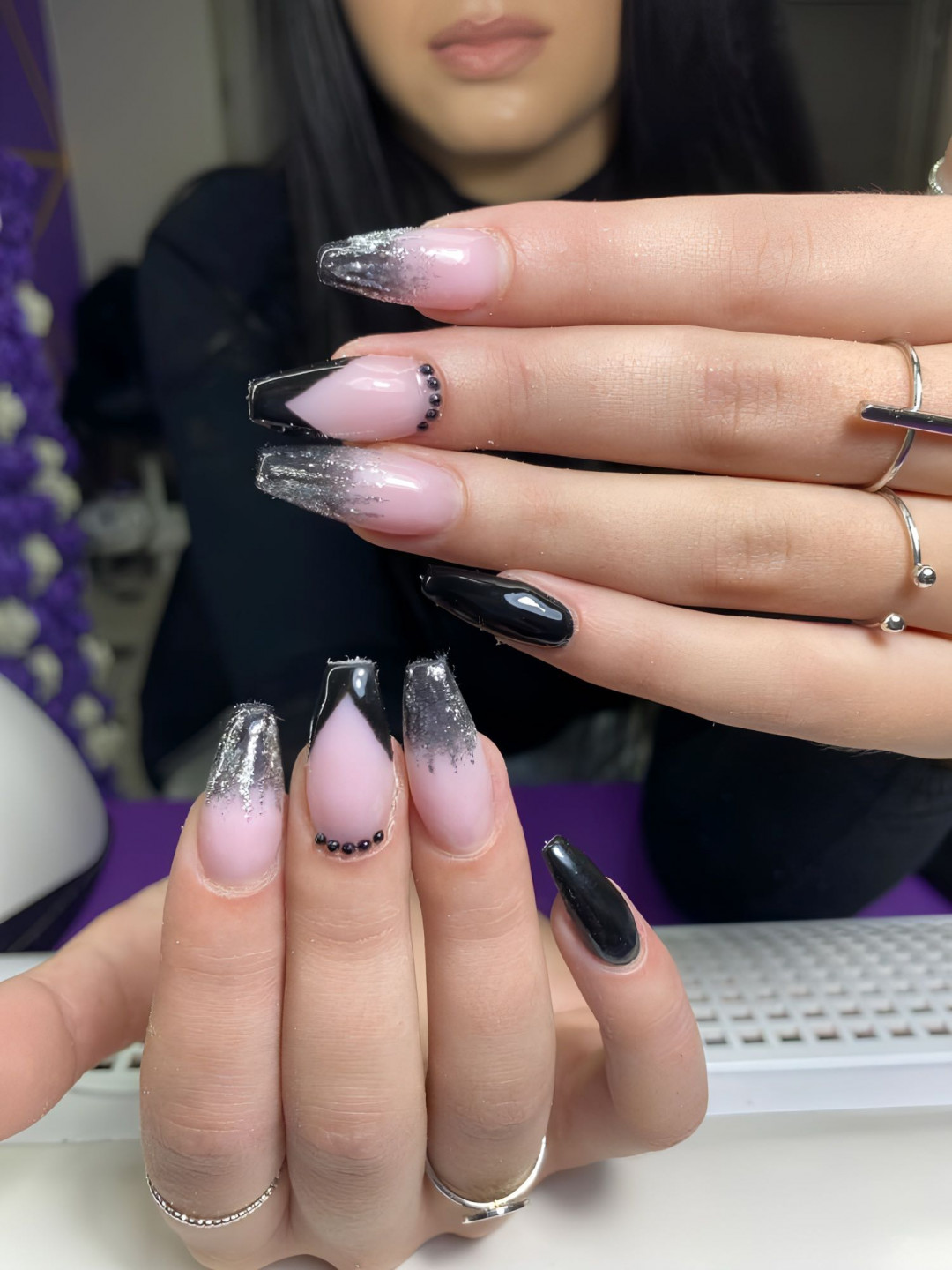 Nadogradnja noktiju tipsama S dužina - senior nail artist - Beauty by Šmizla, Sarajevo Nadogradnja noktiju Nokti Nadogradnja noktiju, Sarajevo, Novo Sarajevo - Novi Grad