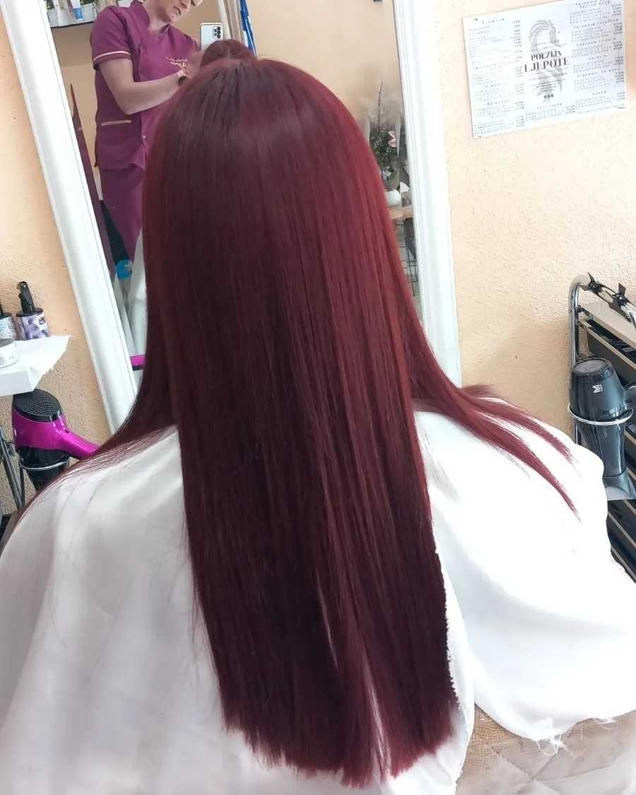 Farbanje cijele dužine + pranje kose + feniranje - duga kosa - Poezija ljepote, Sarajevo Farbanje kose Frizerski saloni Farbanje kose, Sarajevo, Novo Sarajevo - Novi Grad
