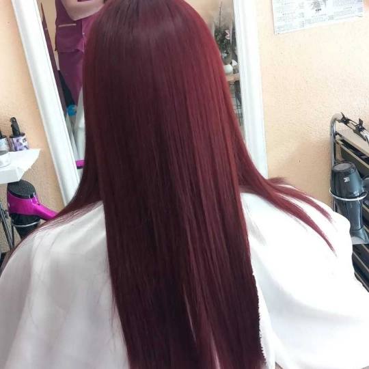 Poezija ljepote #sarajevo Farbanje kose Farbanje cijele dužine + pranje kose + feniranje - duga kos