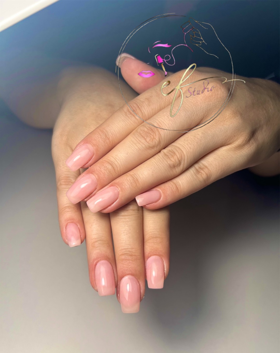 Studio ef #sarajevo Ojačavanje noktiju Gel na prirodne nokte-kratki nokti