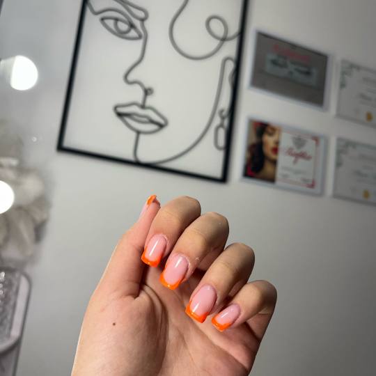 Ella #modrica Izlivanje noktiju Nadogradnja noktiju - S dužina nokti