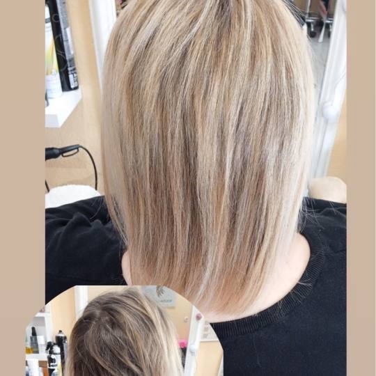 Poezija ljepote #sarajevo Pramenovi Pramenovi na foliju - kosa srednje dužine