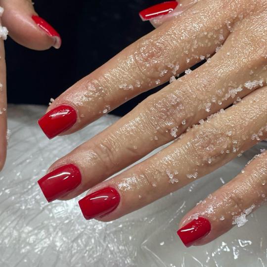 Sanja #banjaluka Izlivanje noktiju Izlivanje noktiju gelom - M dužina