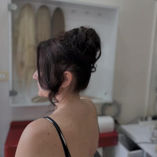 Sanja #banjaluka Svečane i frizure za svadbu Svečana frizura - složena punđa