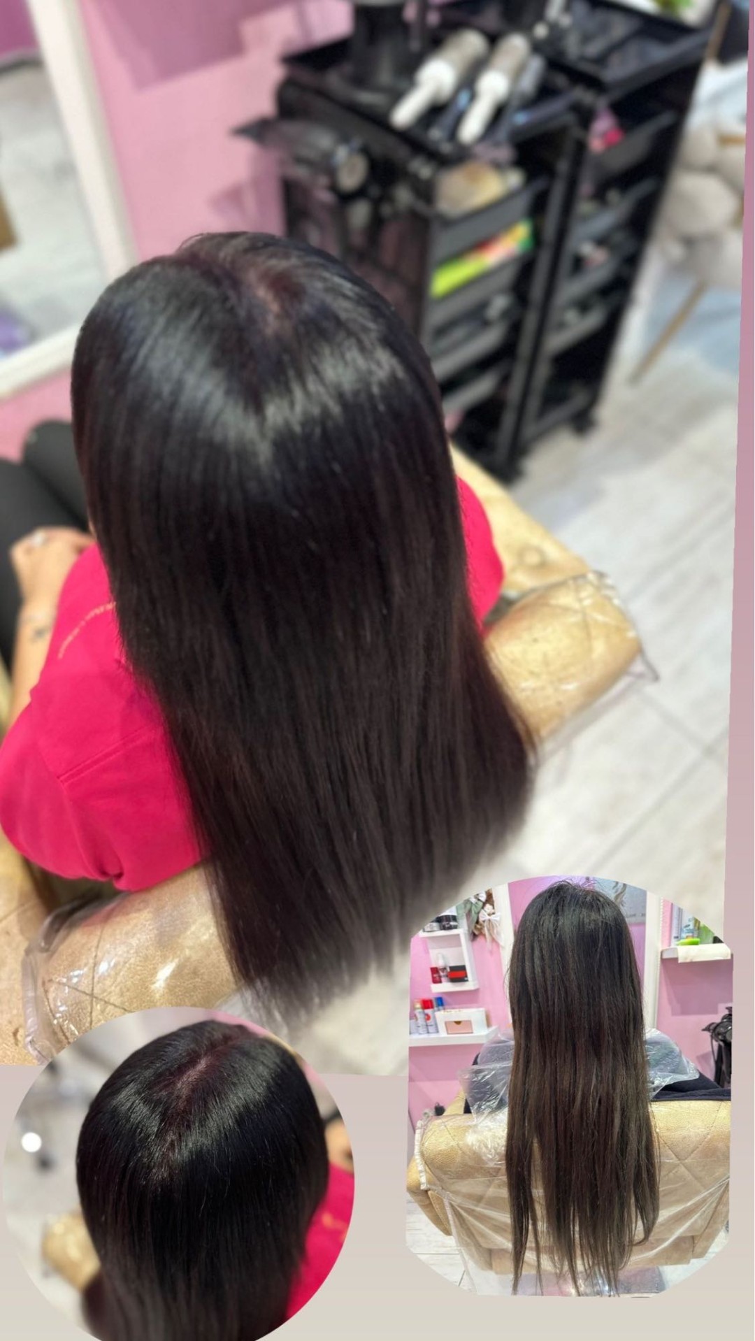 Poezija ljepote #sarajevo Farbanje kose Farbanje cijele dužine + žensko šišanje + feniranje - ekstra duga kosa